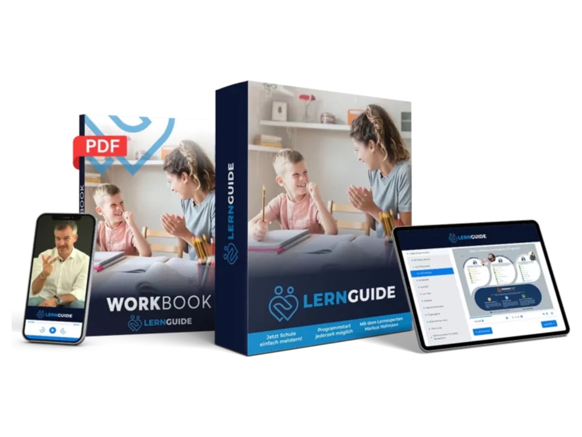 LernGUIDE Online-Programm mit Workbook für Eltern